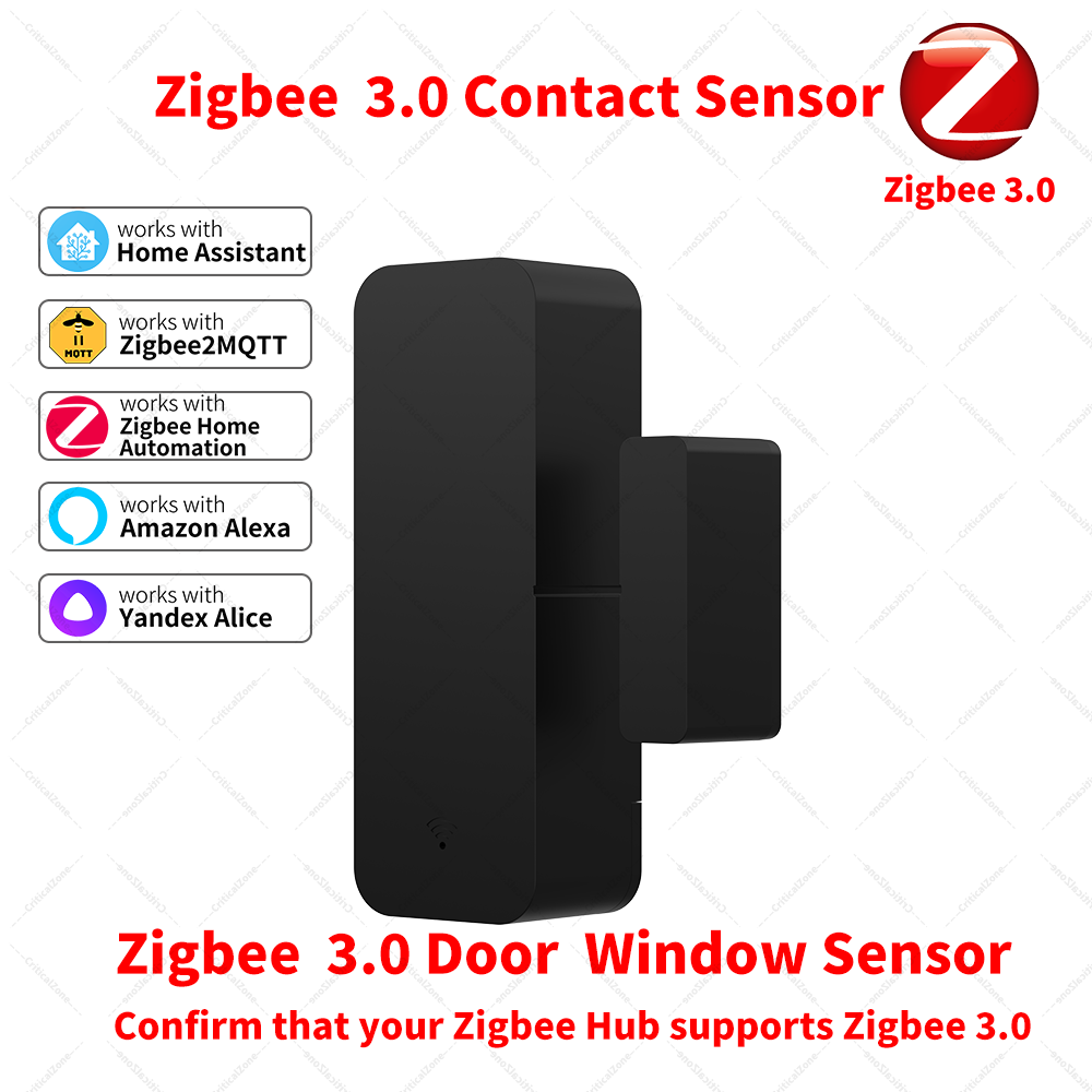 Smart Home Yandex - เซ็นเซอร์ตรวจจับการเปิด-ปิดประตูหน้าต่าง Zigbee 3.0 ต้องใช้ Zigbee Hub
