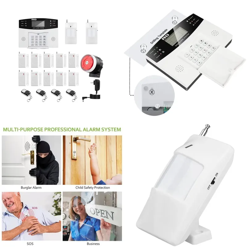 Smart Home Controller - ชุดสัญญาณกันขโมยบ้าน ระบบโทรอัตโนมัติ ไซเรน 120dB รีโมทคอนโทรล ระบบเตือนภัยบ้านอัจฉริยะ