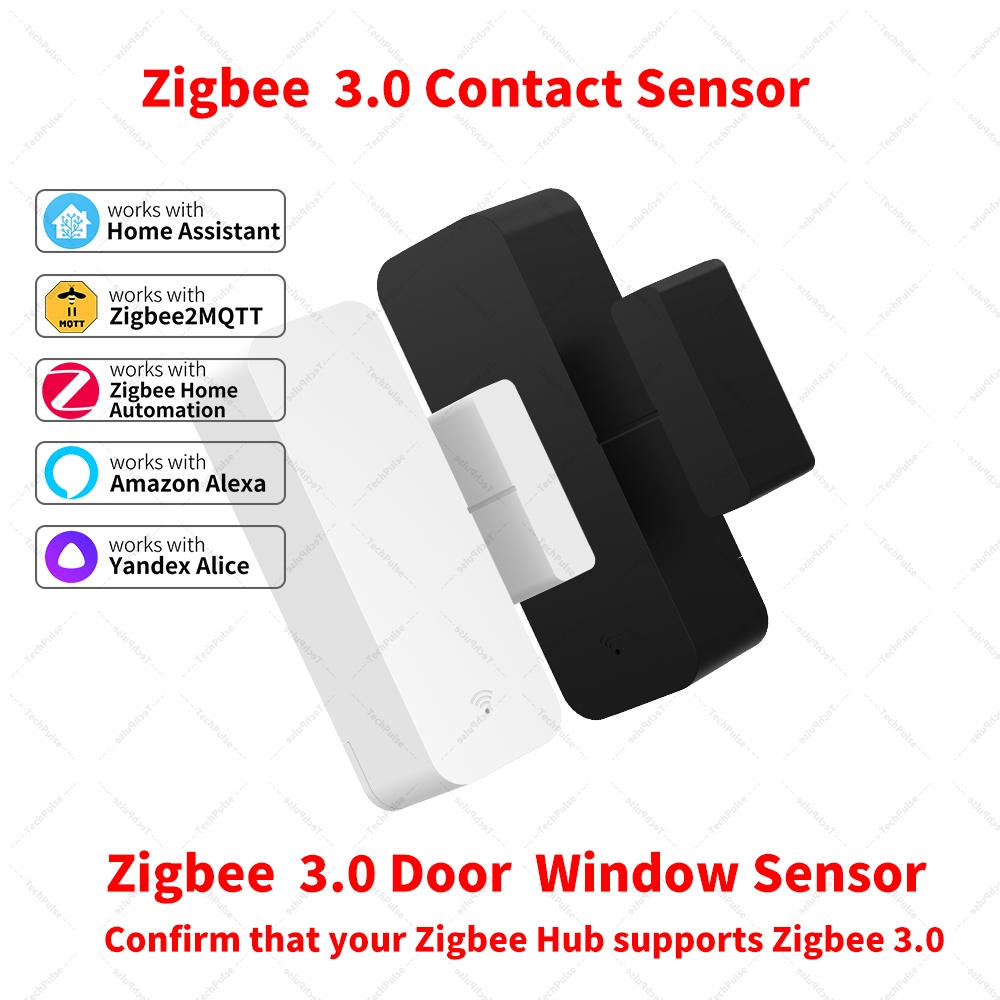 Smart Home Yandex - เซ็นเซอร์ประตูหน้าต่าง Zigbee 3.0 เซ็นเซอร์แบบสัมผัส ต้องใช้เกตเวย์ Zigbee