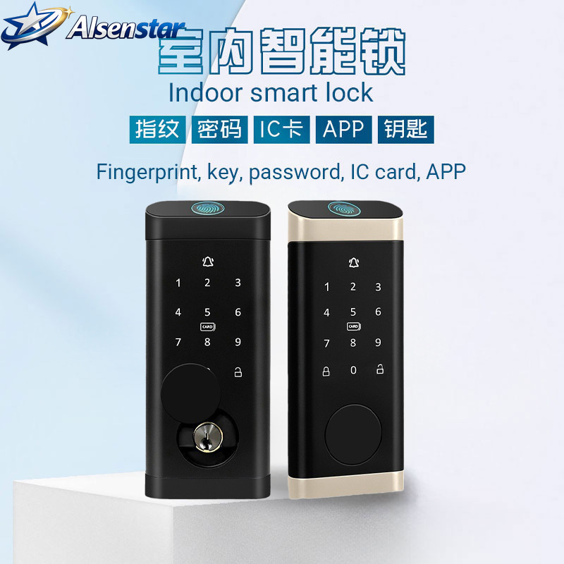 Smart Home Door Lock - ล็อคประตูอัจฉริยะแบบกลไกอิเล็กทรอนิกส์ ควบคุมผ่านแอป TTLock รองรับบลูทูธ ควบคุมระยะไกลผ่าน Wifi