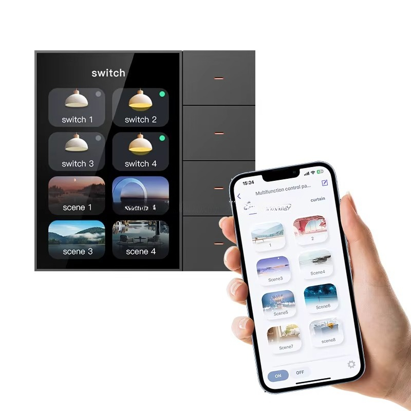 Smart Home Controller - สวิตช์อัจฉริยะ F3 Pro หน้าจอสัมผัส IPS ขนาด