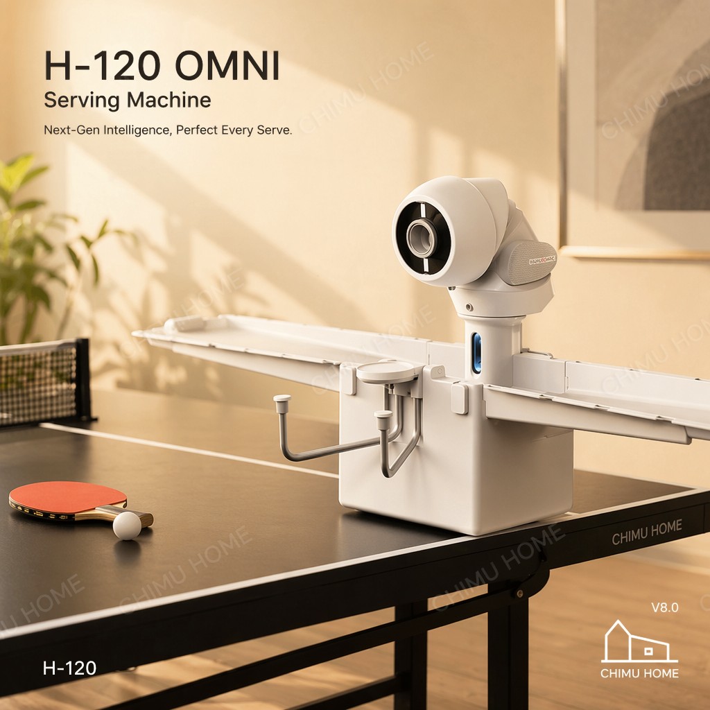 Smart Home Controller - 【CHIMU HOME】OMNI เครื่องเสิร์ฟลูกปิงปองอัจฉริยะ ควบคุมผ่านแอพพลิเคชั่น โปรแกรมฝึกซ้อมปิงปองระดับมืออาชีพ ตัวปล่อยลูกอัตโนมัติ