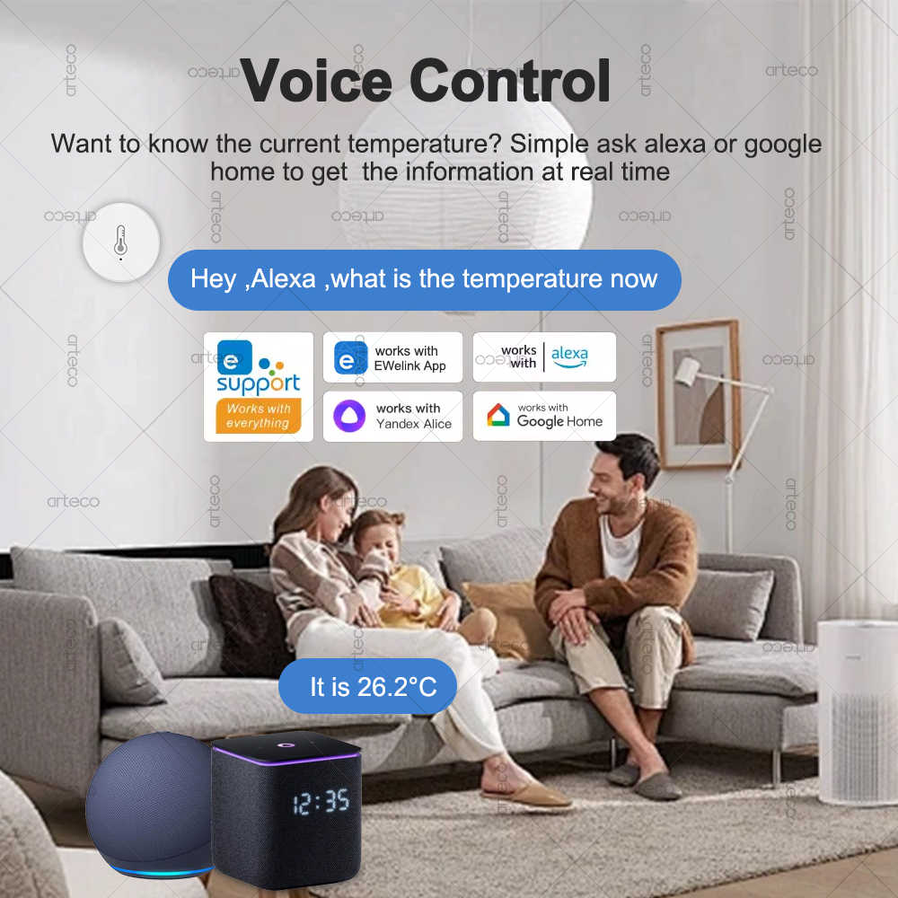 Zigbee อุณหภูมิและความชื้นเซนเ - Smart Home Yandex บทวิจารณ์และราคา
