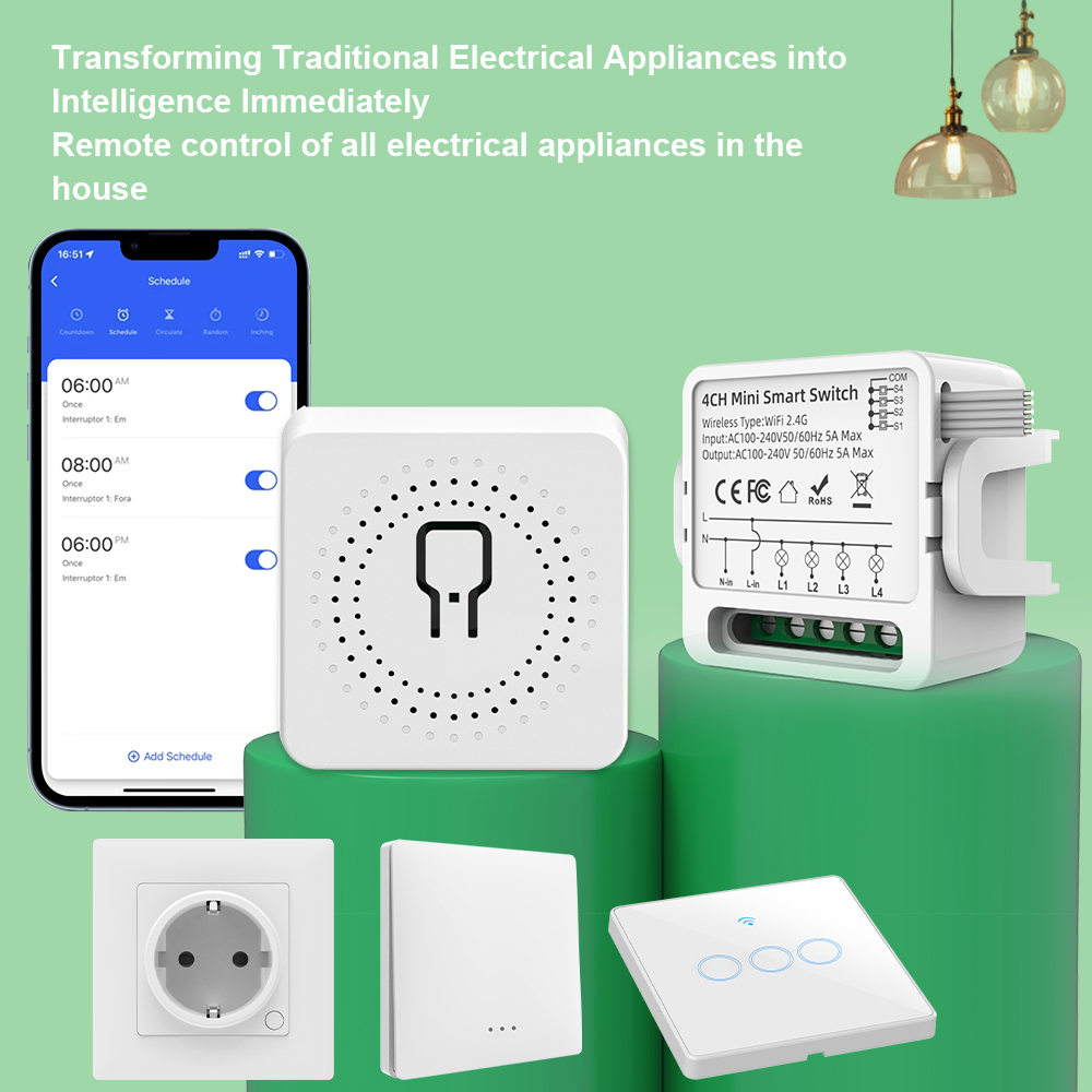 สวิตช์อัจฉริยะ Tuya WiFi 1/2/3 - Smart Home Lighting บทวิจารณ์และราคา