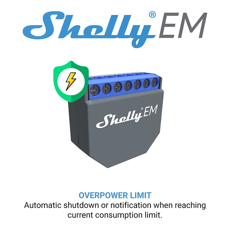 สวิตช์ควบคุมอัจฉริยะ SHELLY EM - Smart Home Controller บทวิจารณ์และราคา