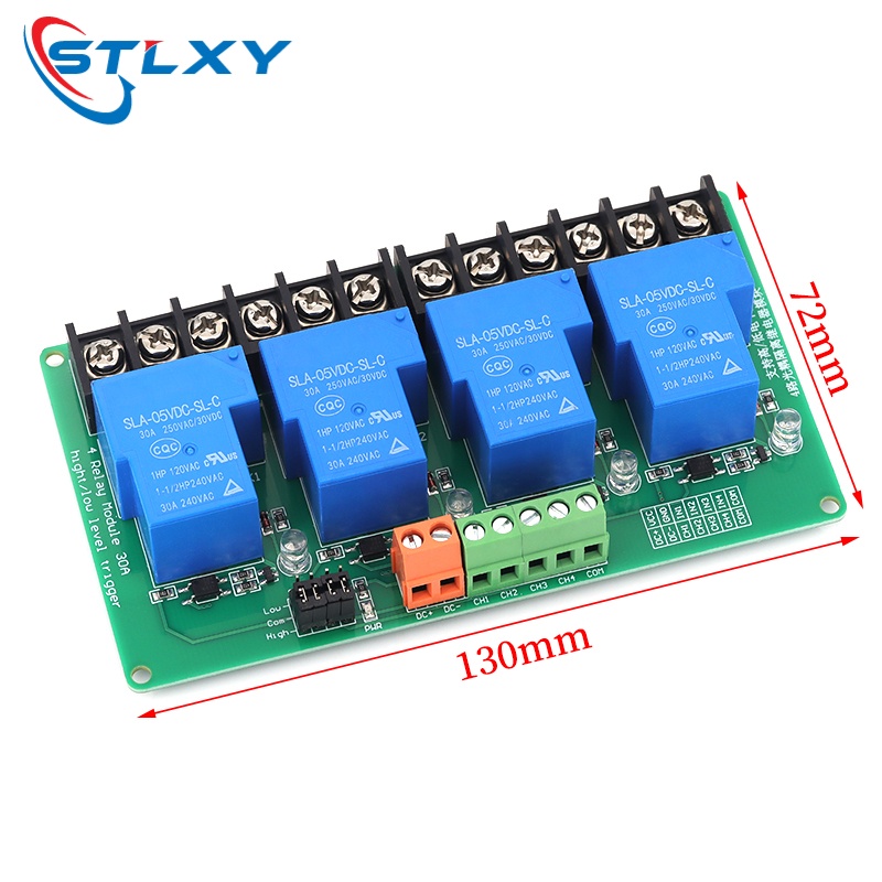 โมดูลรีเลย์ 4 ช่อง DC 5V/12V/2 - Smart Home With Plc บทวิจารณ์และราคา