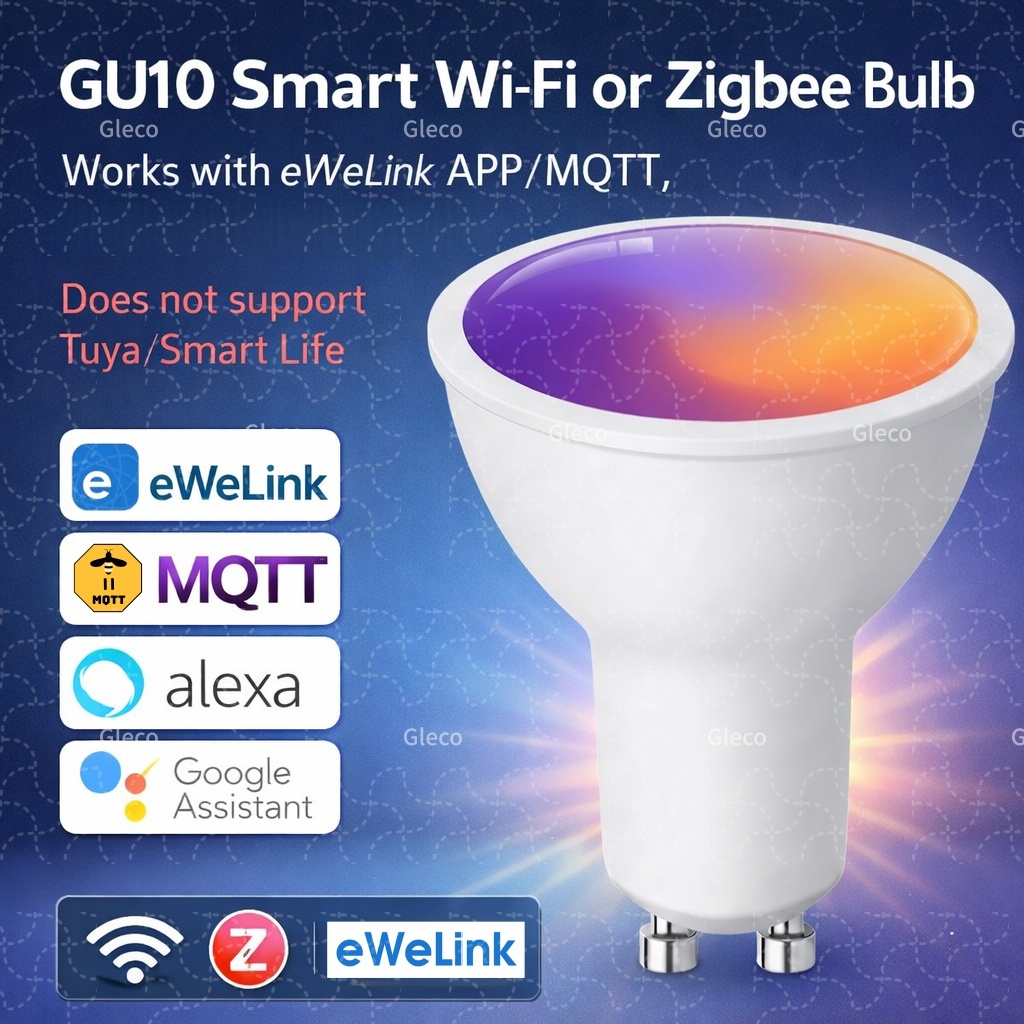 หลอดไฟ LED Ewelink GU10 Zigbee - Smart Home Yandex บทวิจารณ์และราคา