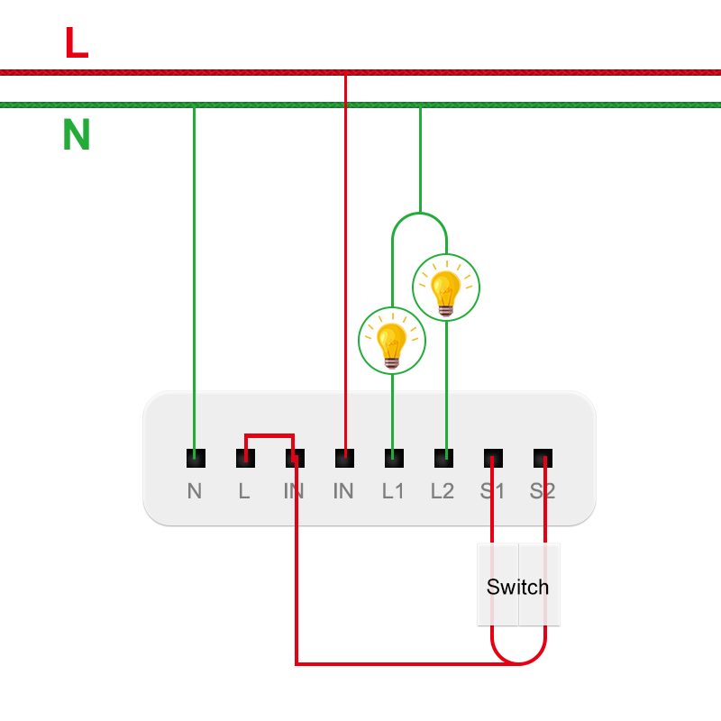 โมดูลควบคุมสองทาง Aqara รีเลย์ - Smart Home Yeelight บทวิจารณ์และราคา