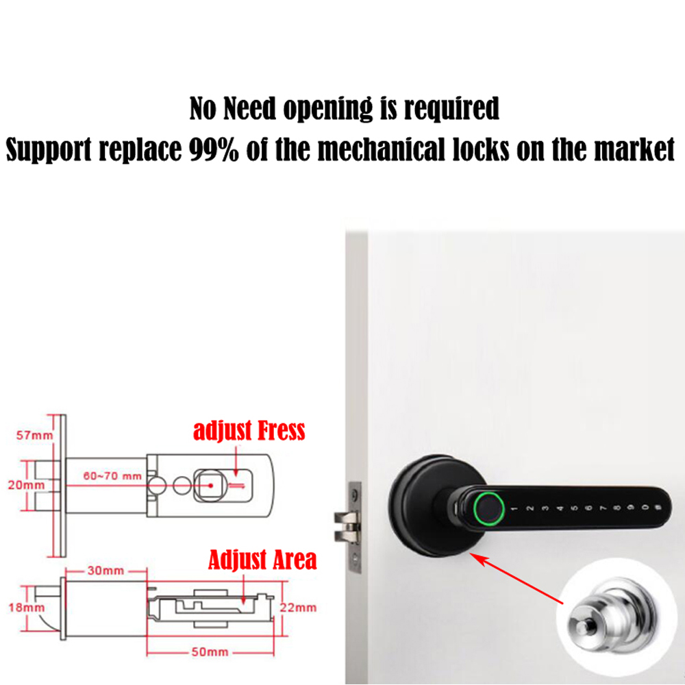 TTLock สมาร์ทบลูทูธล็อคลายนิ้ว - Smart Home Door Lock บทวิจารณ์และราคา