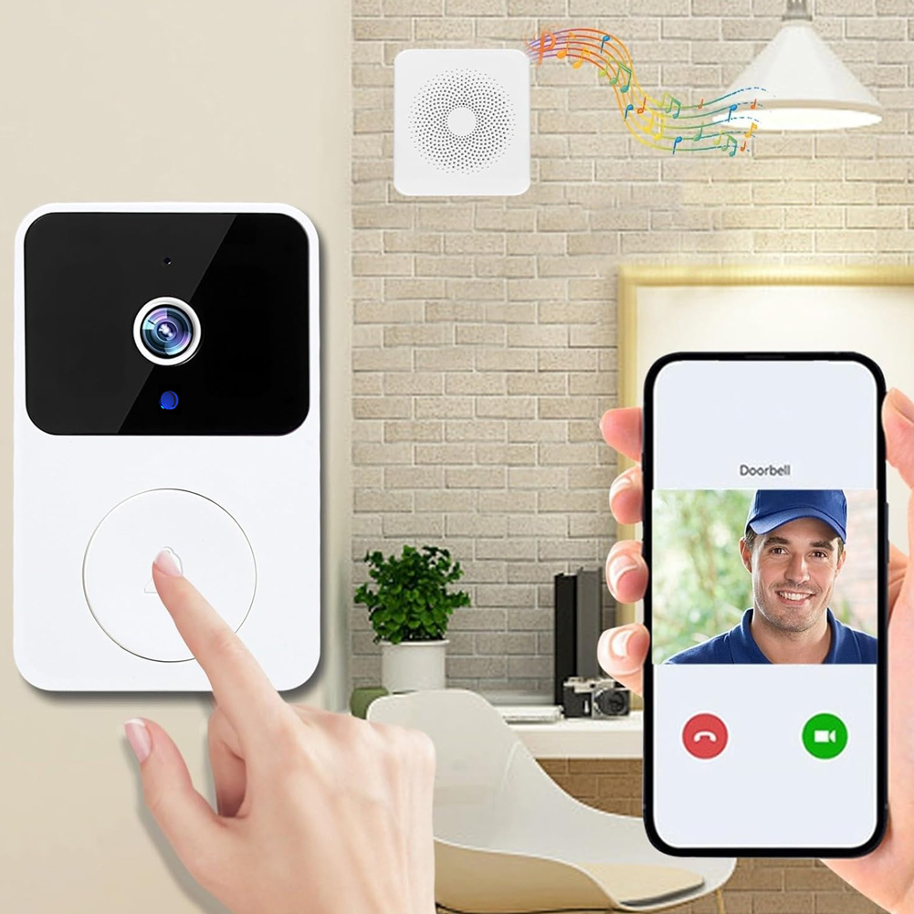 2.4GHz WiFi ไร้สายวิดีโอกริ่งป - Smart Home Video Doorbell App บทวิจารณ์และราคา
