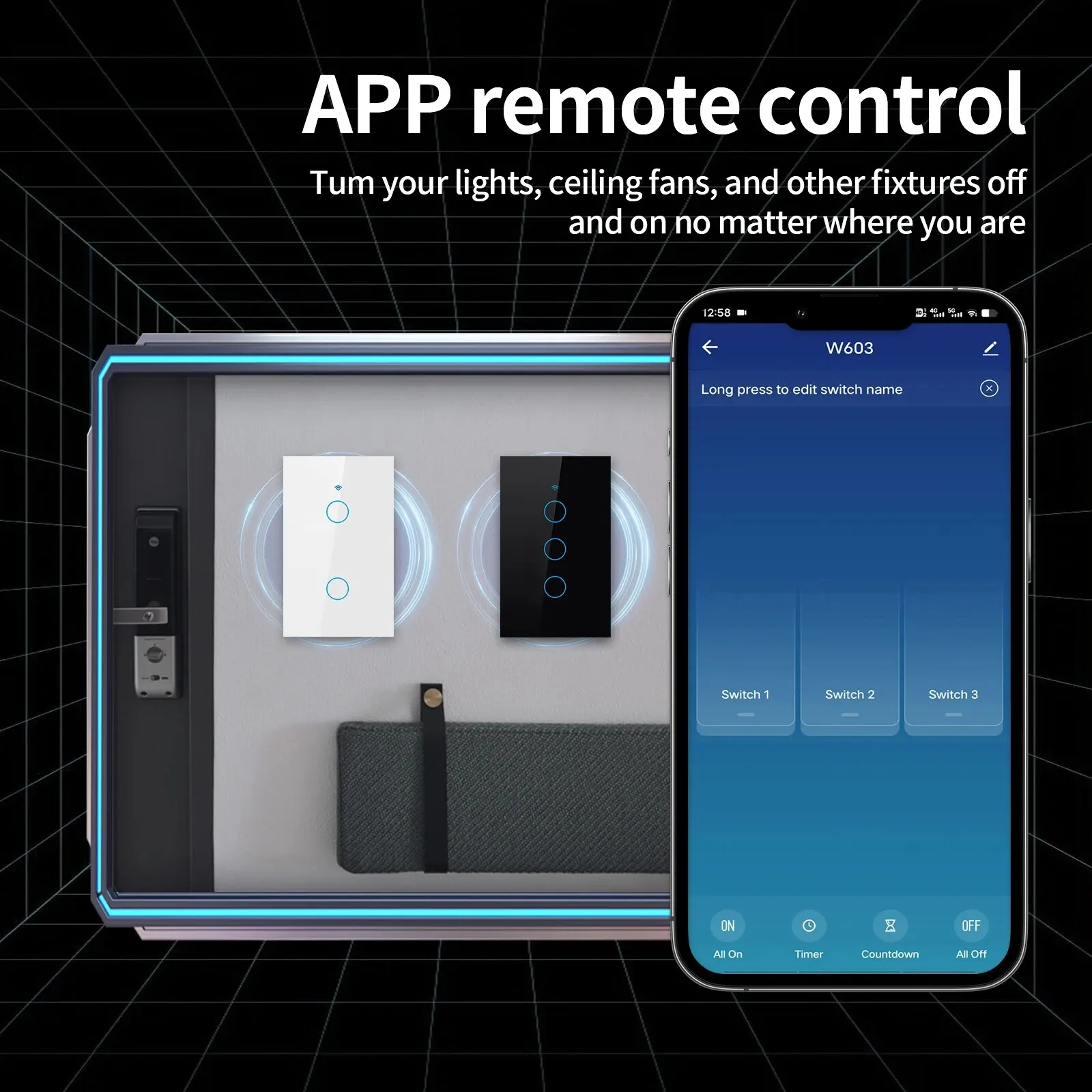 Tnce Tuya สวิตช์ไฟอัจฉริยะ wif - Smart Home Lighting บทวิจารณ์และราคา