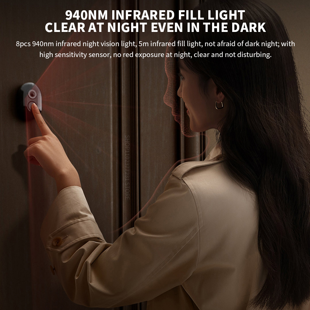 Xiaomi Smart Cat eye 2 WiFi ไร - Smart Home Yeelight บทวิจารณ์และราคา