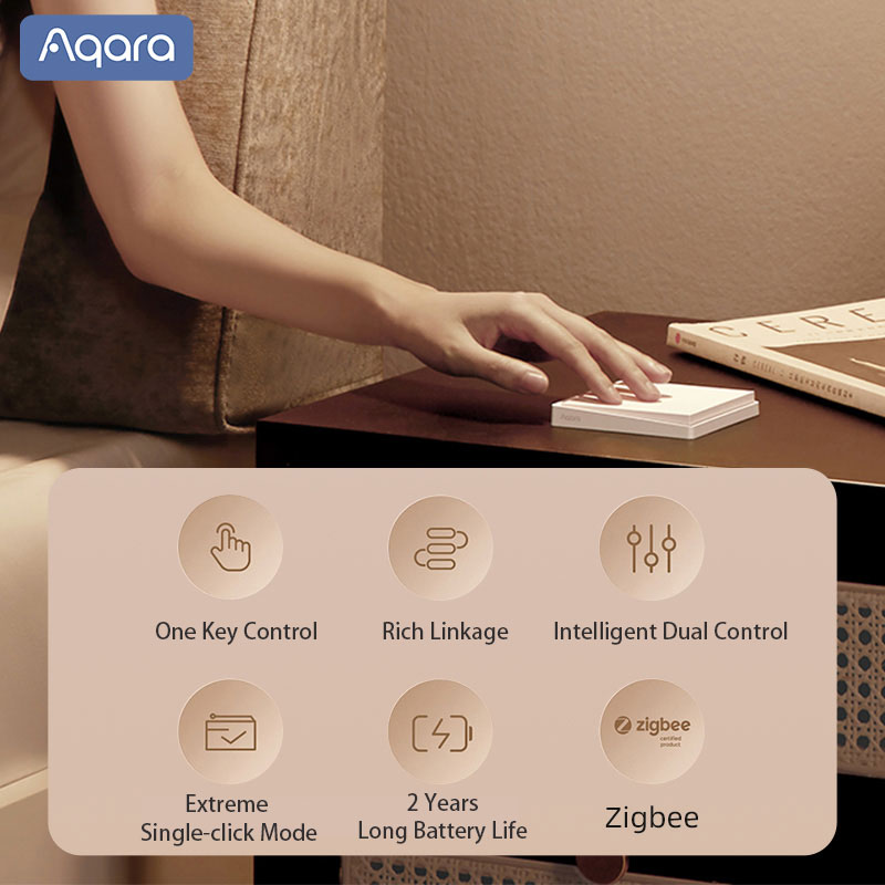 Original Aqaraสวิทช์ผนังE1 รุ่ - Smart Home Yeelight บทวิจารณ์และราคา