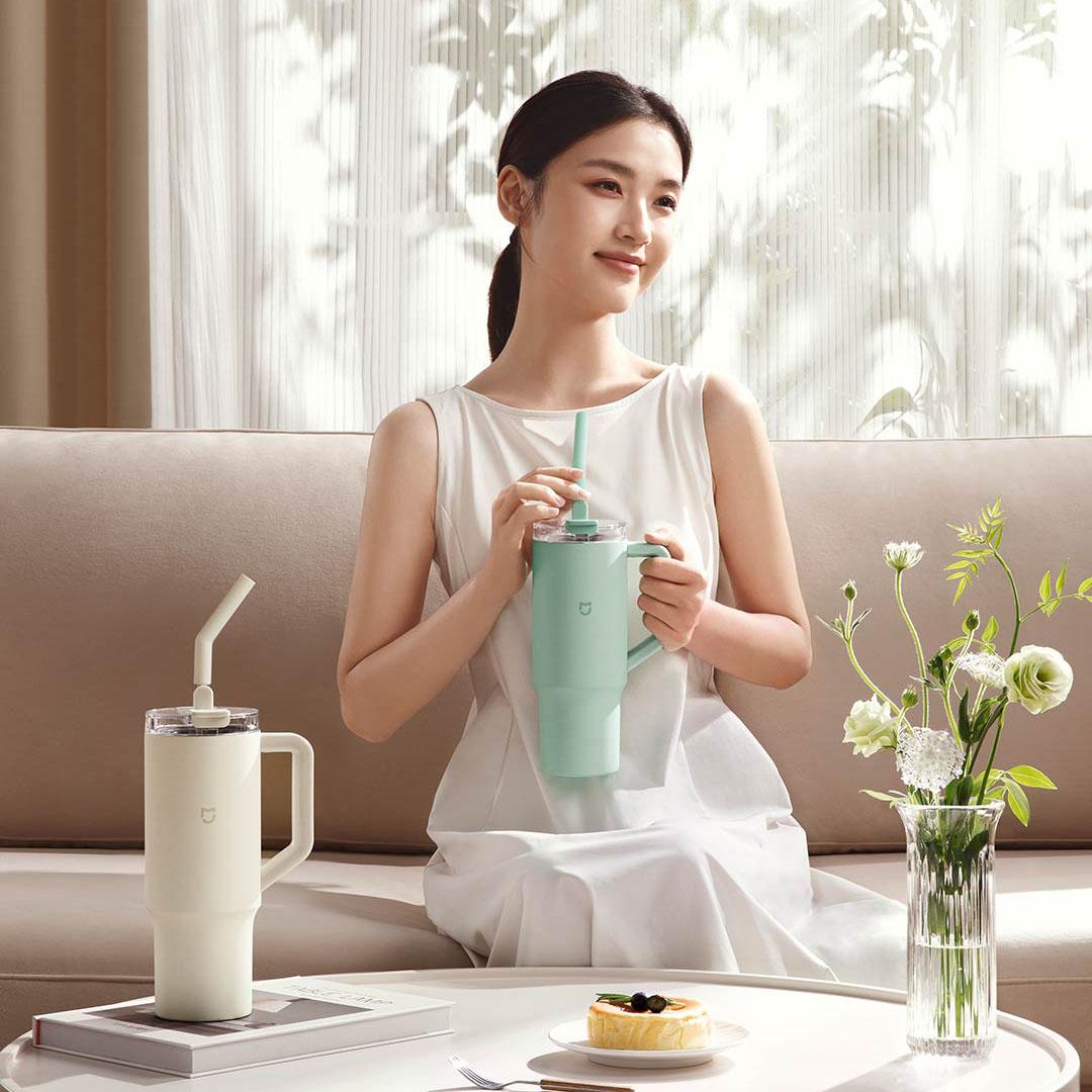 Xiaomi Mijia สมาร์ทถ้วยฟาง 1L  - Smart Home Yeelight บทวิจารณ์และราคา