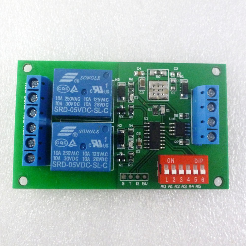 โมดูลรีเลย์ Modbus RTU 2 ช่อง  - Smart Home With Plc บทวิจารณ์และราคา