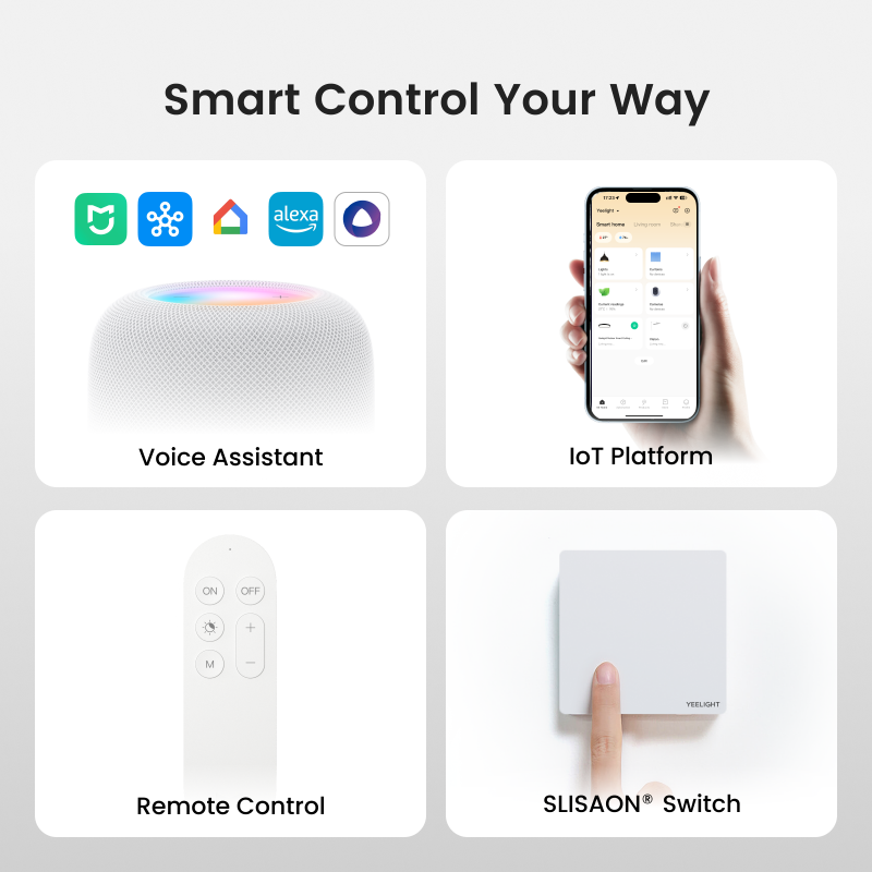 Yeelight สมาร์ท Slim LED โคมไฟ - Smart Home Yeelight บทวิจารณ์และราคา