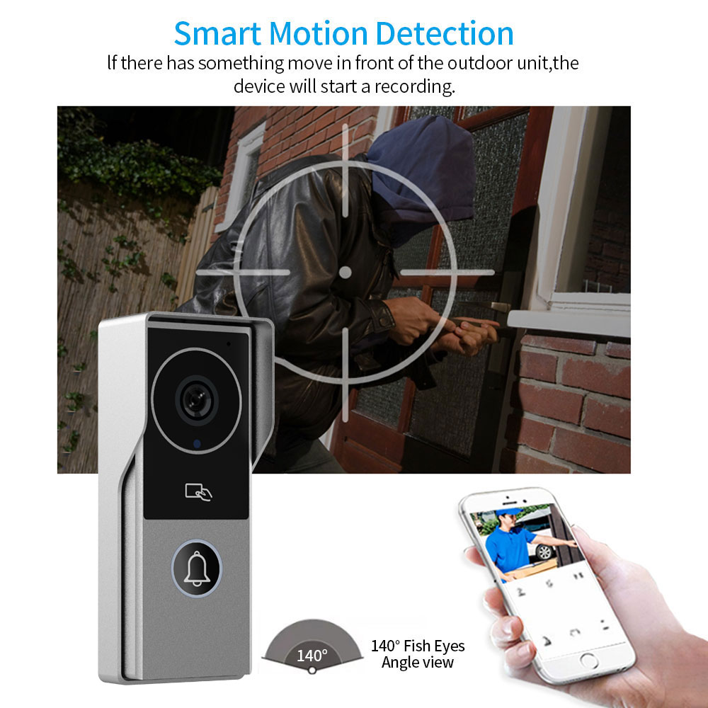 กริ่งประตูวิดีโอไร้สาย TUYA 10 - Smart Home Video Doorbell App บทวิจารณ์และราคา